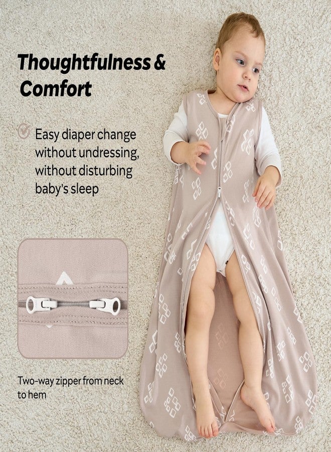 JELLYMONI Baby Sleep Sack 18-24 Months, 100% Cotton 3 Pack 0.5 TOG Baby Wearable Blanket Infant Sleep Sack with 2-Way Zipper Newborn Sleep Sacks - Image 5